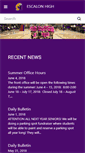 Mobile Screenshot of escalonhigh.org
